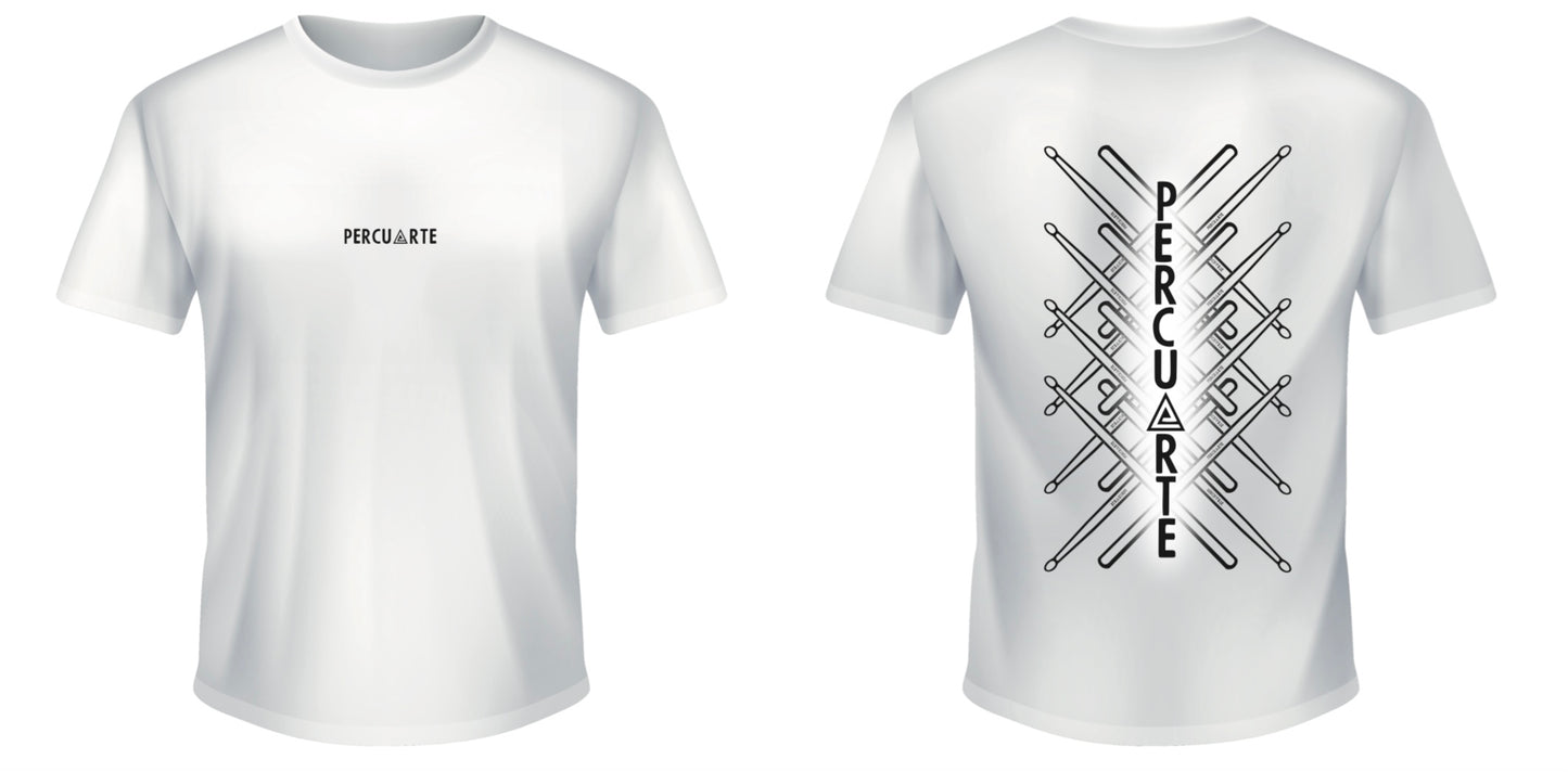 CAMISETA PERCUARTE BLANCA