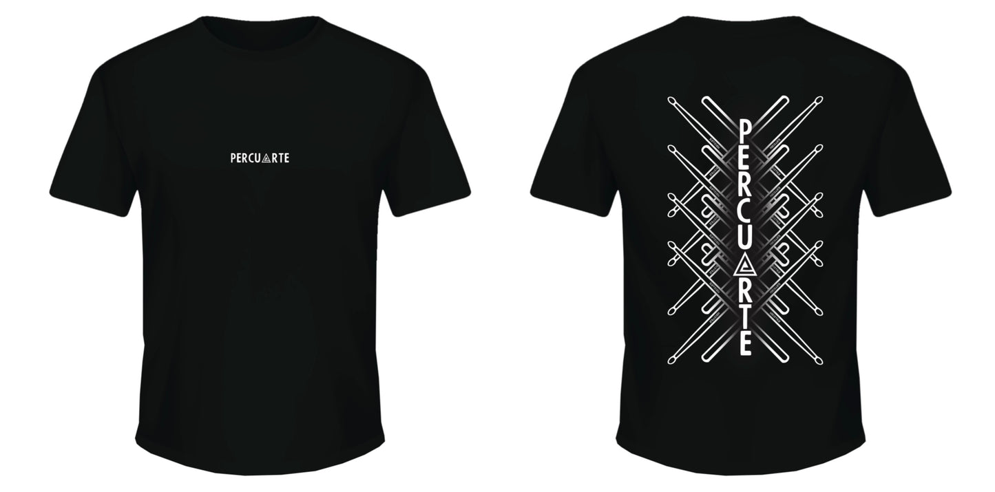 CAMISETA PERCUARTE NEGRA